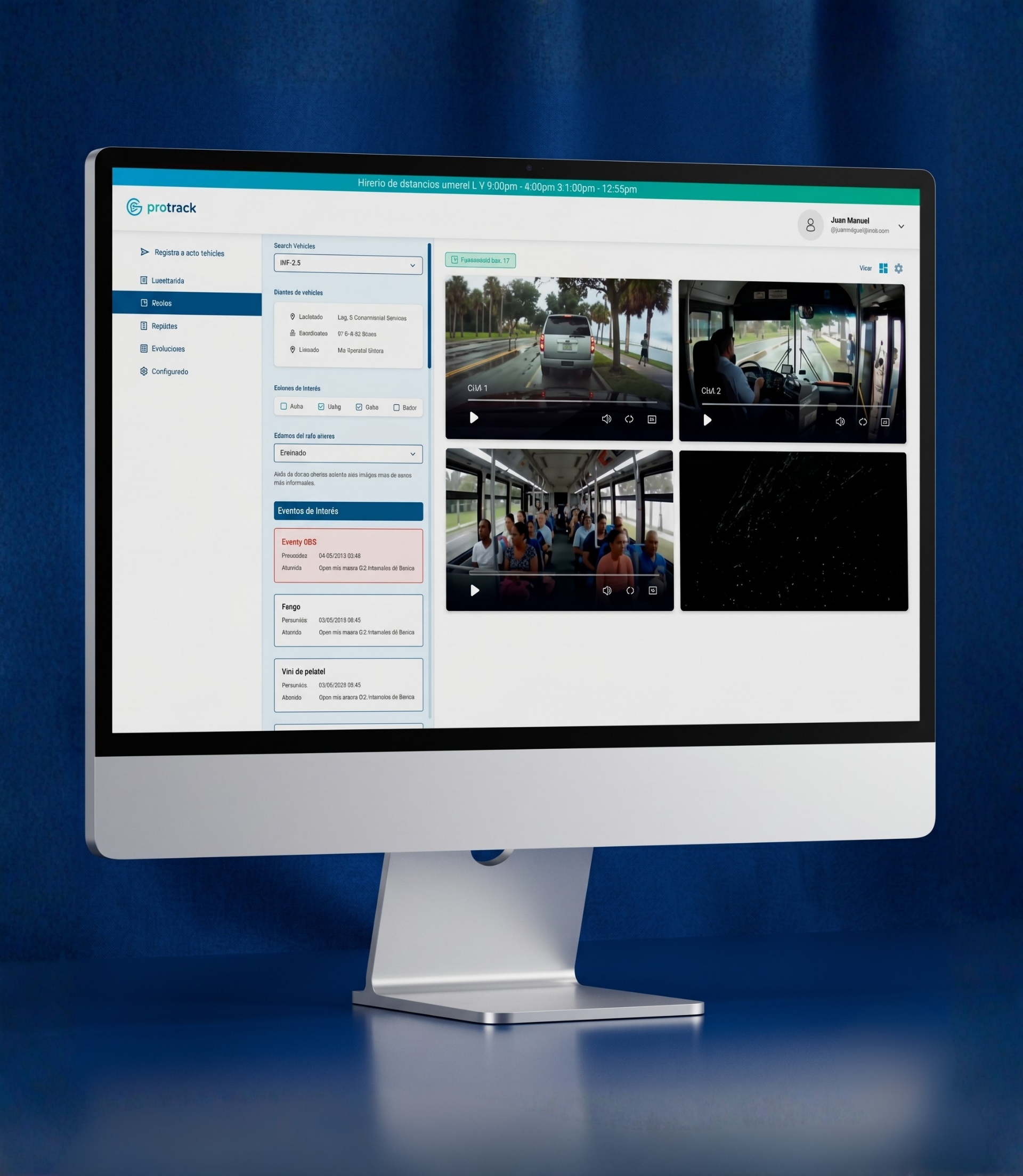 Plataforma de monitoreo de videocámaras vehiculares con IA en tiempo real – Geosatelital Lima