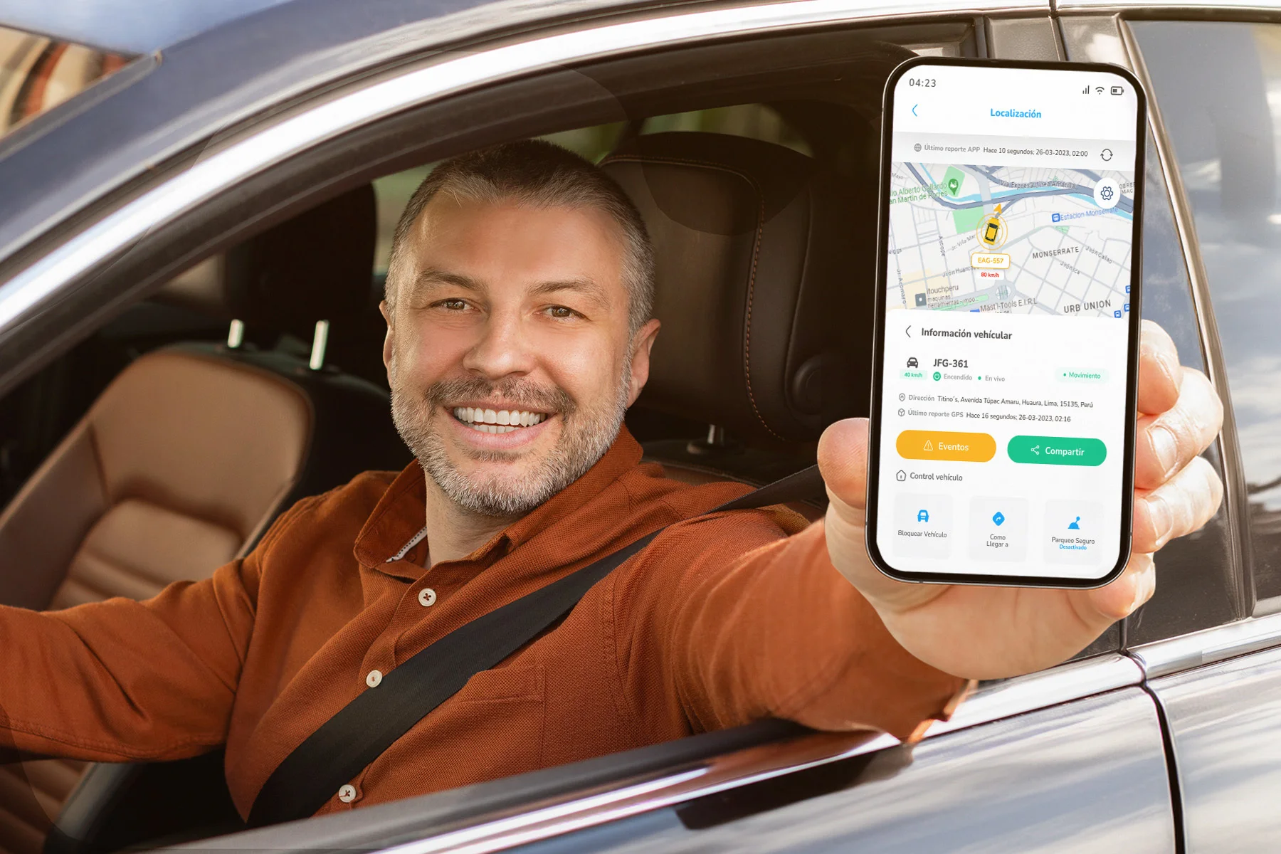 Servicio GPS vehicular - Geoprime