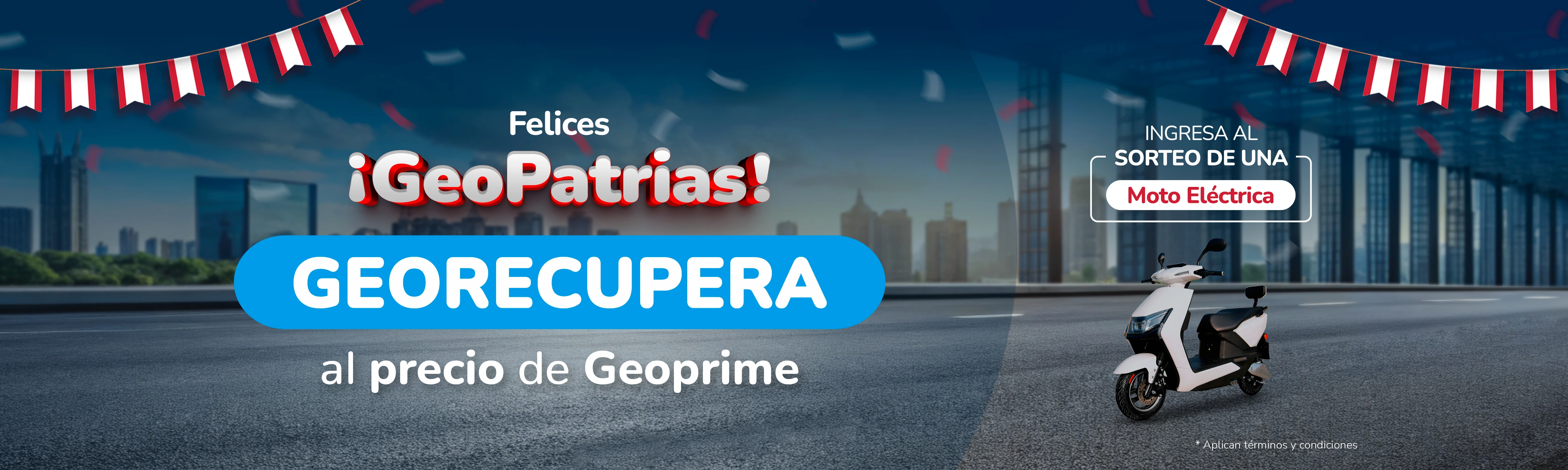 Sorteo Moto Eléctrica - Geosatelital
