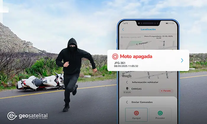 Casos de éxito: recuperación de motos robadas con Geomoto - Geosatelital