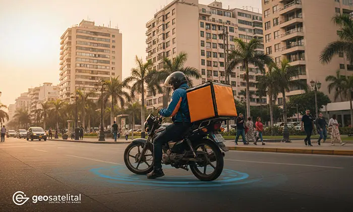 Beneficios de instalar un GPS en motos de reparto y delivery - Geosatelital