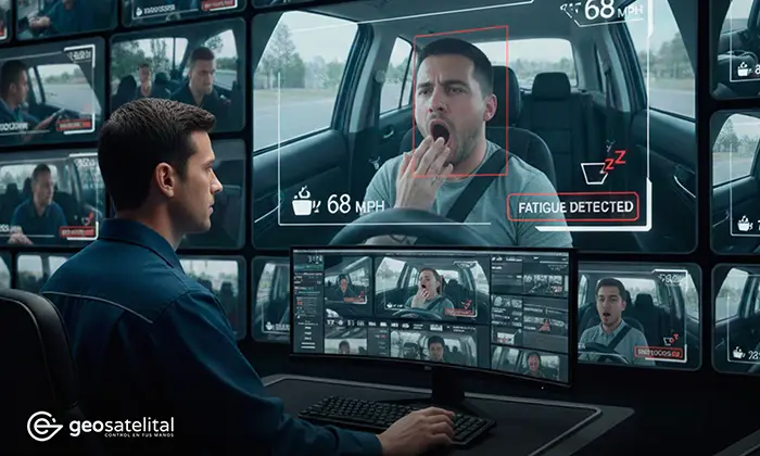 Monitoreo del conductor: detección de fatiga y distracción - Geosatelital